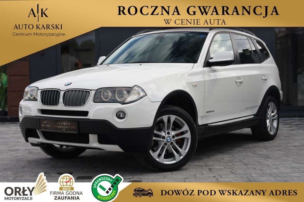 BMW X3 2.0d*177kM*X-Drive*Automat*Bi-Xenon*Pół-Skóra*Isofix*Wielofunkcja*PDC*
