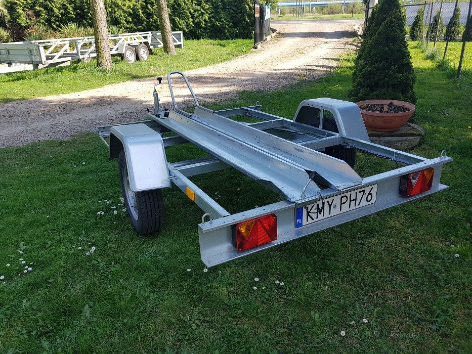 przyczepa MOTOCYKLOWA do transportu motocykla wypożyczalnia JNH