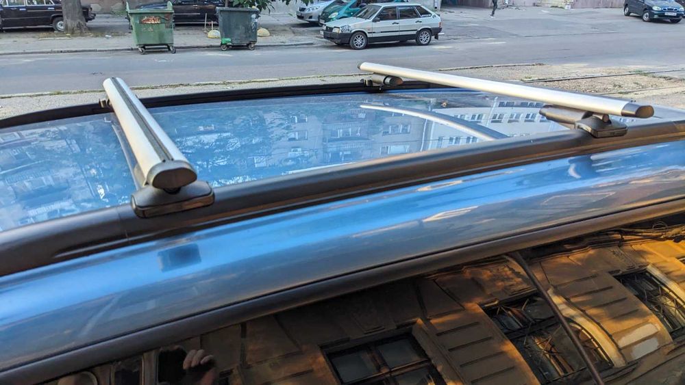 Алюмінієві Аеродуги N 66 RW 32 на рейлінги Subaru outback BP