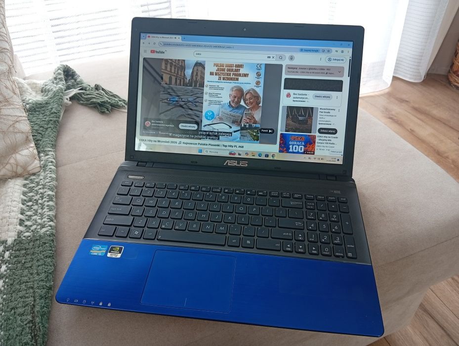 Zadbany Asus i5 SSD , bateria, laptop, NVIDIA