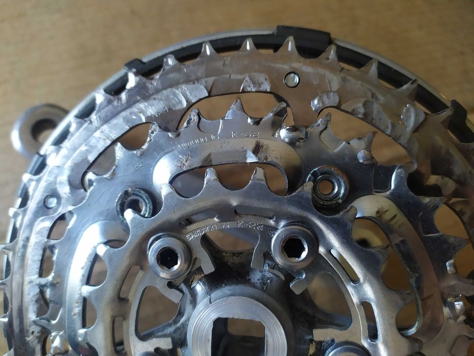 Shimano STX  korby FC-MC32 , 170mm IG 22/32/42t  kwadrat  Polecam