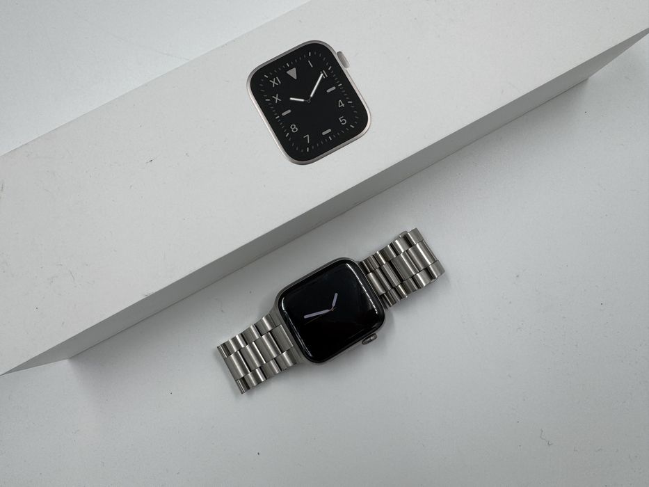 Apple Watch Series 5 44mm Titanium Sapphire Glass LTE смарт годинник