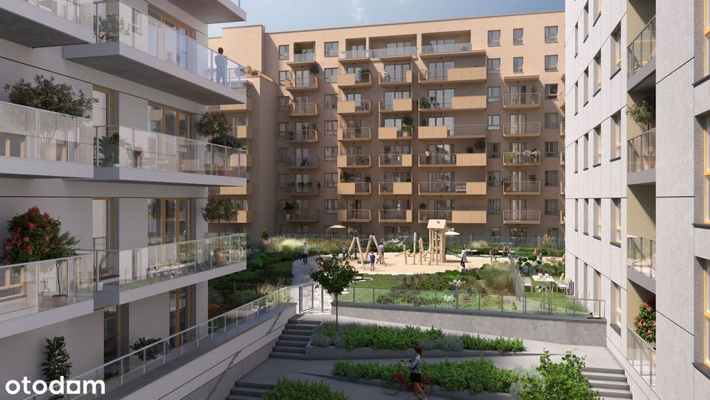 3-pokojowe mieszkanie 57m2 + balkon