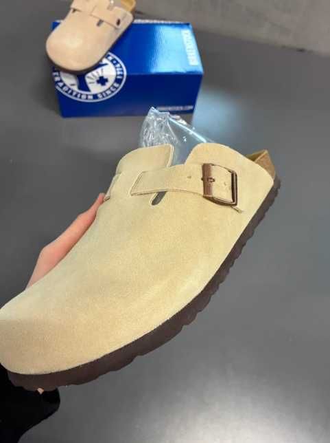 BIRKENSTOCK Boston BS Sand Suede Leather 37