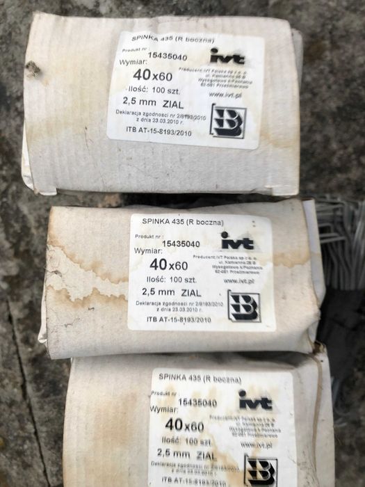 Spinka 435 (R boczna), wymiar 40x60, 2,5 mm ZIAL