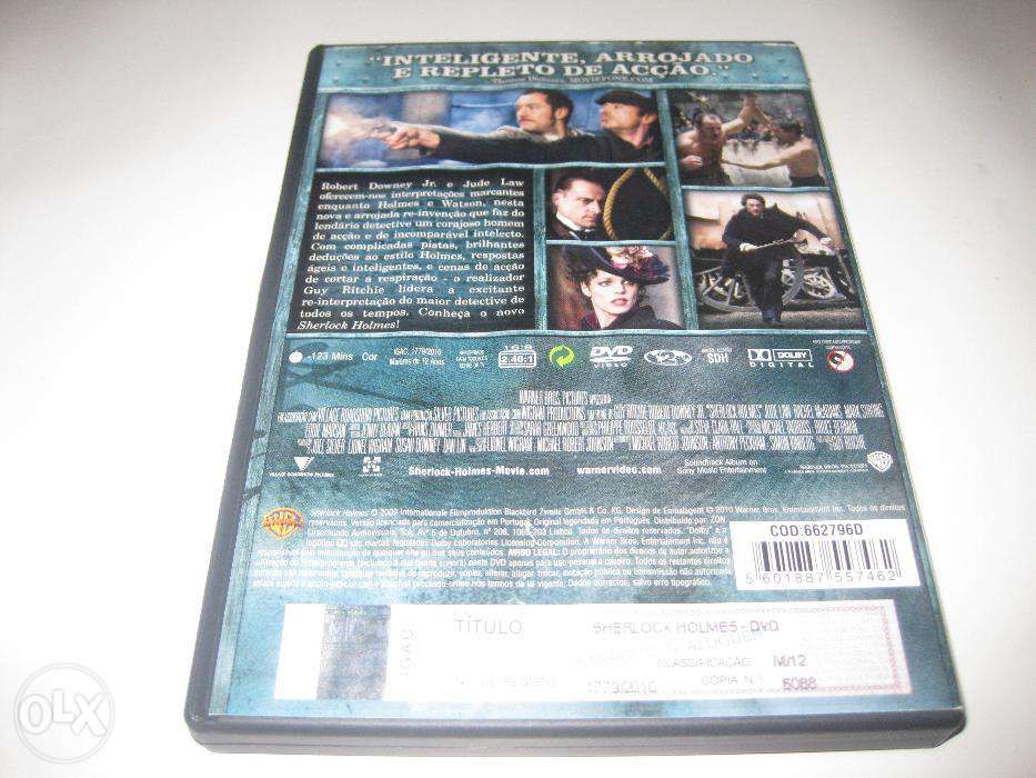 DVD "Sherlock Holmes" com Robert Downey Jr.