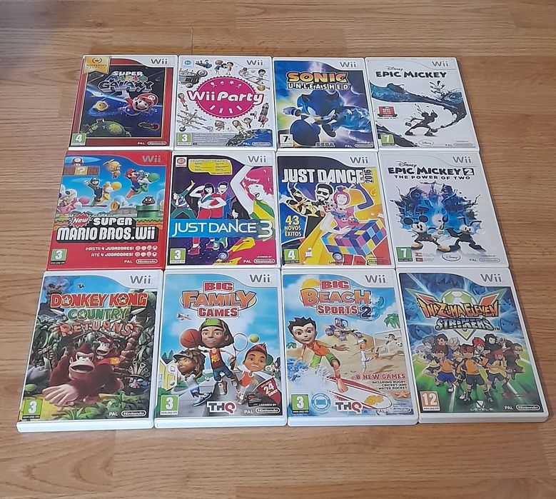 Jogos Wii Nintendo Wii (Originais Wii/Wii U)