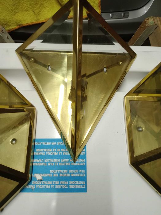 Candeeiros Vintage em Latão impecáveis