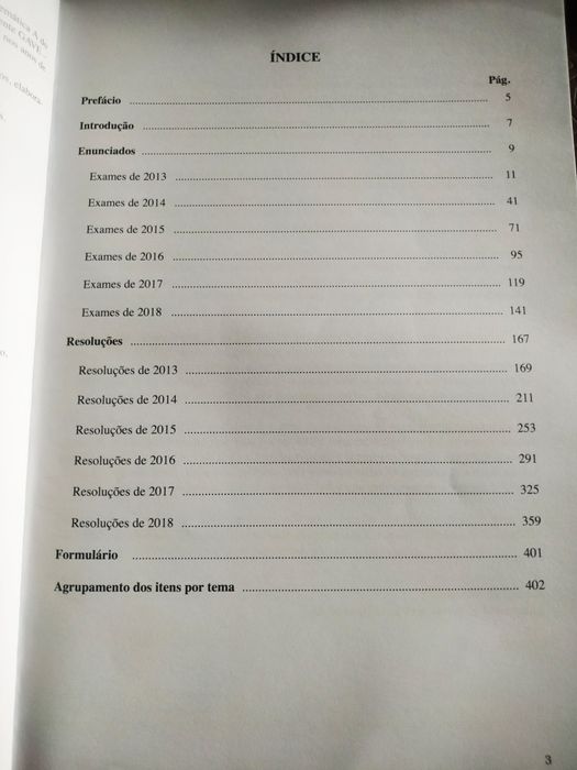 Livro " Preparação para Exames Nacionais" Matemática A  12° Ano