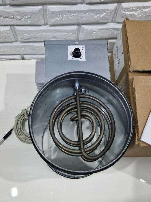 Нагреватель канальный, калорифер с  управлением  Вентс НК 200-1,2-1 Ун