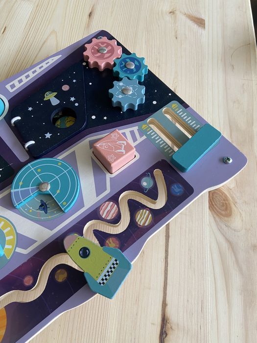 Conjunto 3 brinquedos bebé em madeira