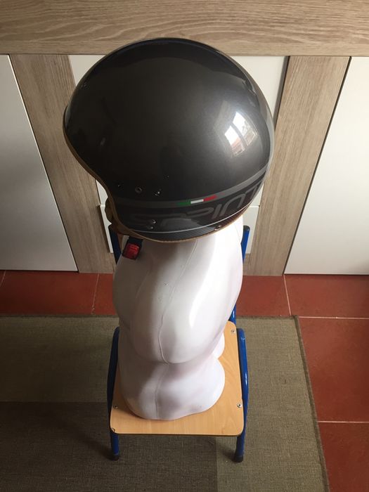 Casaco motard e capacete