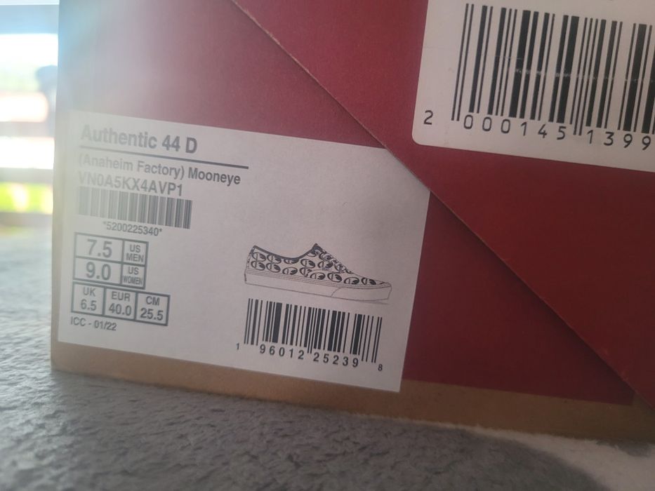 Vans 40 25.5 cm Authentic 44D