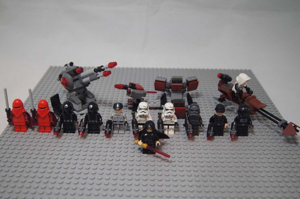Lego Star Wars figurki Imperium Palpatine 75034 75134 Death Star Troopers