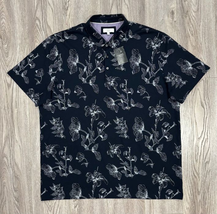 Next 2XL Хлопковая Мужская футболка поло polo XXL тенниска некст next