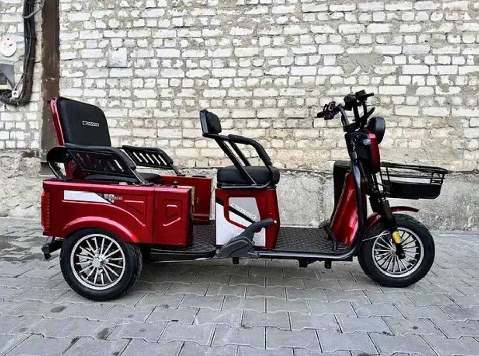 Електротрайк трицикл Crosser — потужний та грузовий транспорт 1000W