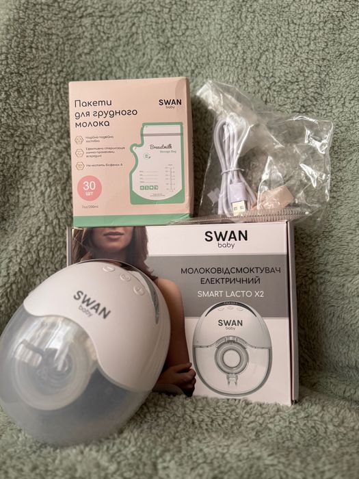 Молоковідсмоктувач електричний бездротовий ультратихий Swan Baby svan