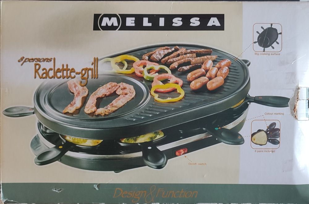електричний раклета-гриль (raclette grill) марки Melissa.