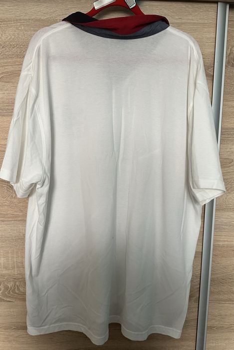 Koszulka biała  bawełna polówka duża rozmiar 3xl stan nowy