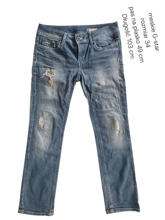 Meskie spodnie g-star raw rozmiar 34