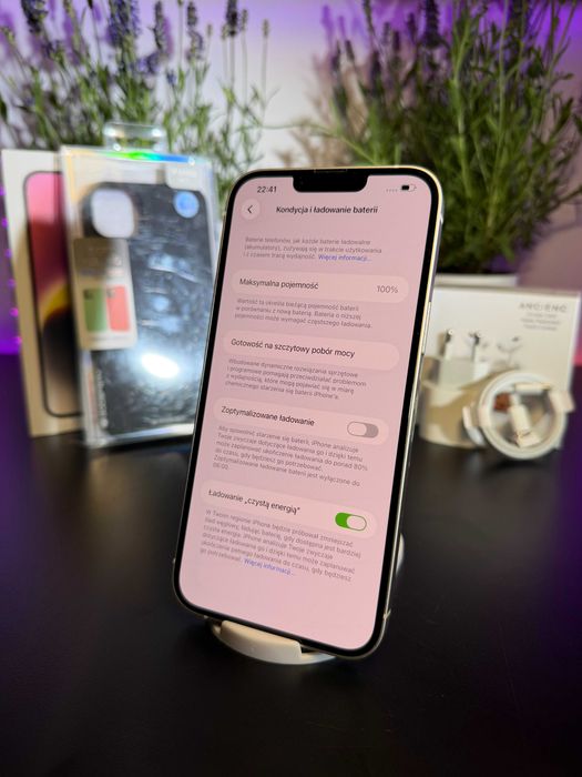 Smatron Apple iPhone 14 Plus | 256 gb | 100% bateria |Bialy