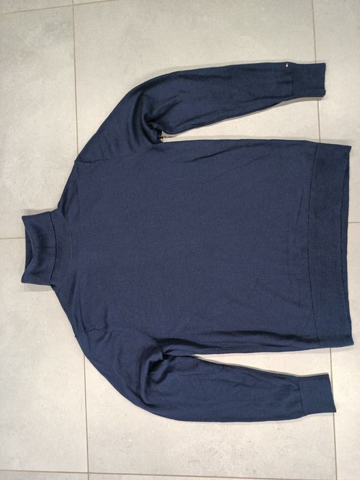 Sweter męski golf Tommy Hilfiger Tailored roz. XXL wełna 100% luxury wool