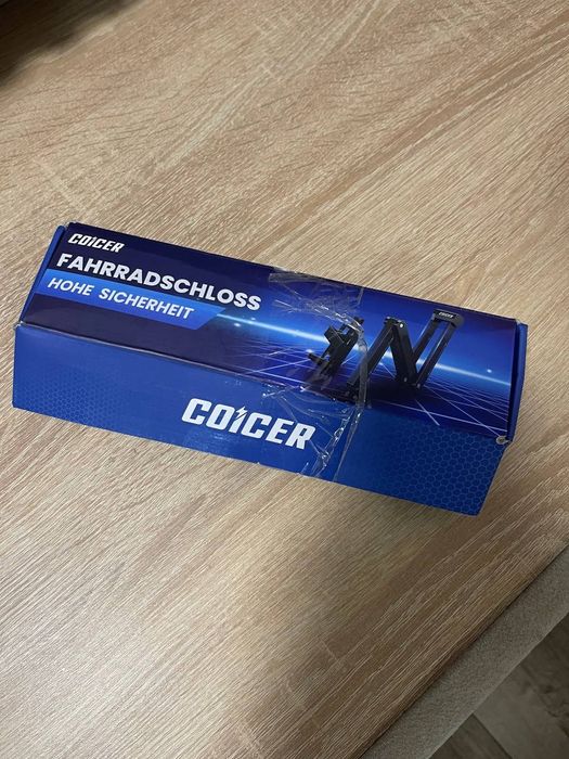 Велосипедний замок coicer з ключами