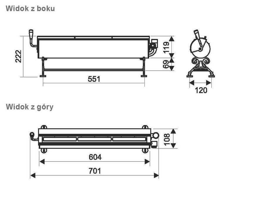 Biokominek Spartherm Steel