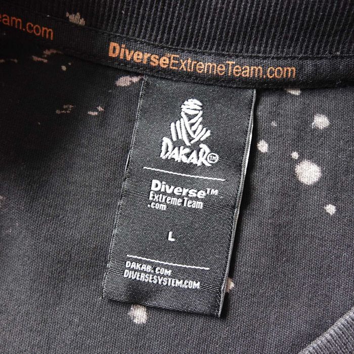 T-shirt męski tie-dye Diverse Dakar r.L