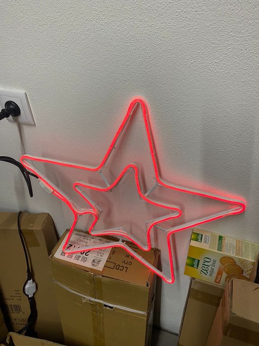 Estrela de natal led