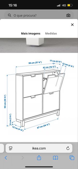 Sapateira com Compartimentos