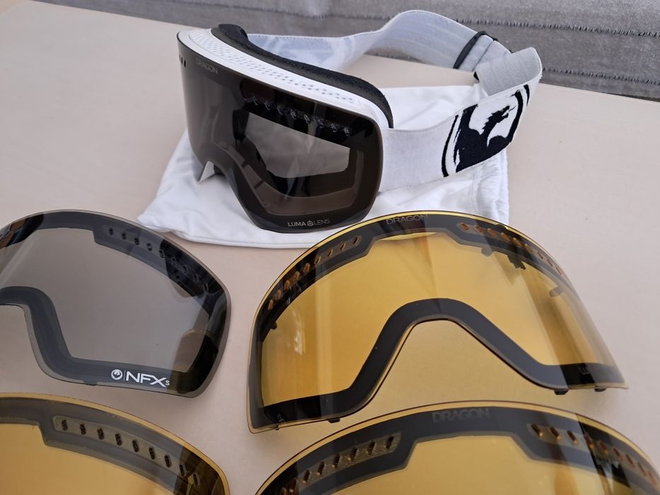 Óculos de neve goggles Ski Snowboard Dragon