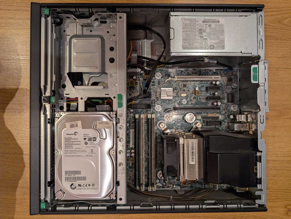 Компьютер HP EliteDesk 800 G1:  i5-4570,   ОЗУ - 16 Gb,  HDD 500 Gb. Корпус SFF