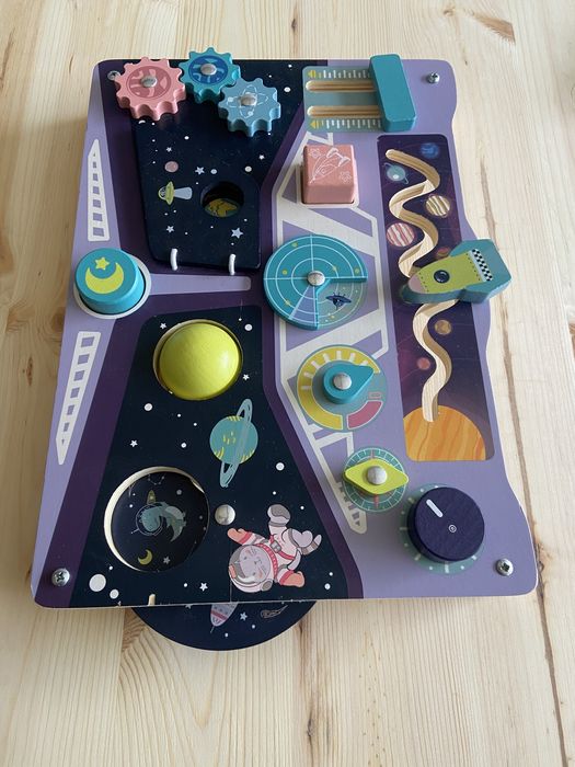 Conjunto 3 brinquedos bebé em madeira
