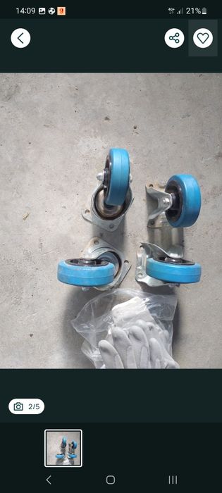 4 rodas novas em poliamina de 100 mm 2 giratórias  muito bom para bancadas