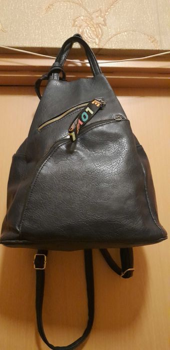 Plecak ze skory ekoligicznej