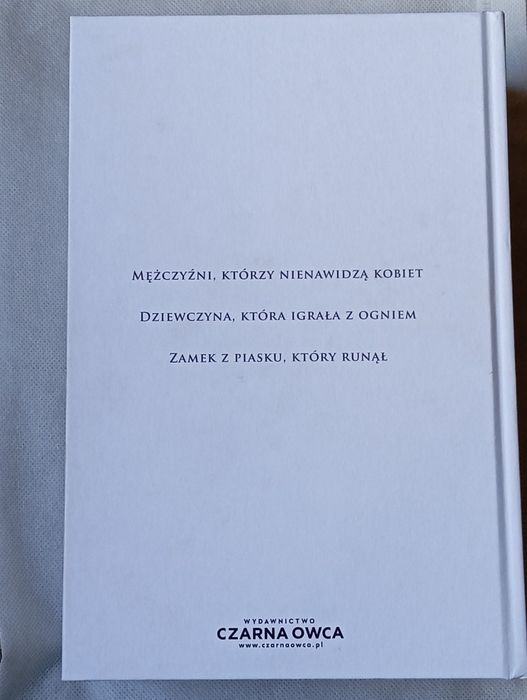 Trylogia Millenium Stieg Larsson kolekcjonerskie wydanie białe