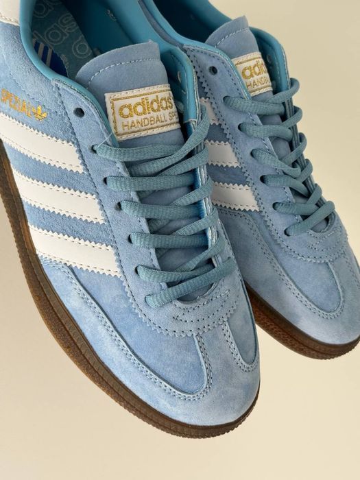 Adidas Spezial Hanball Light Blue кросівки адідас спеіал адідас спешл блакитні