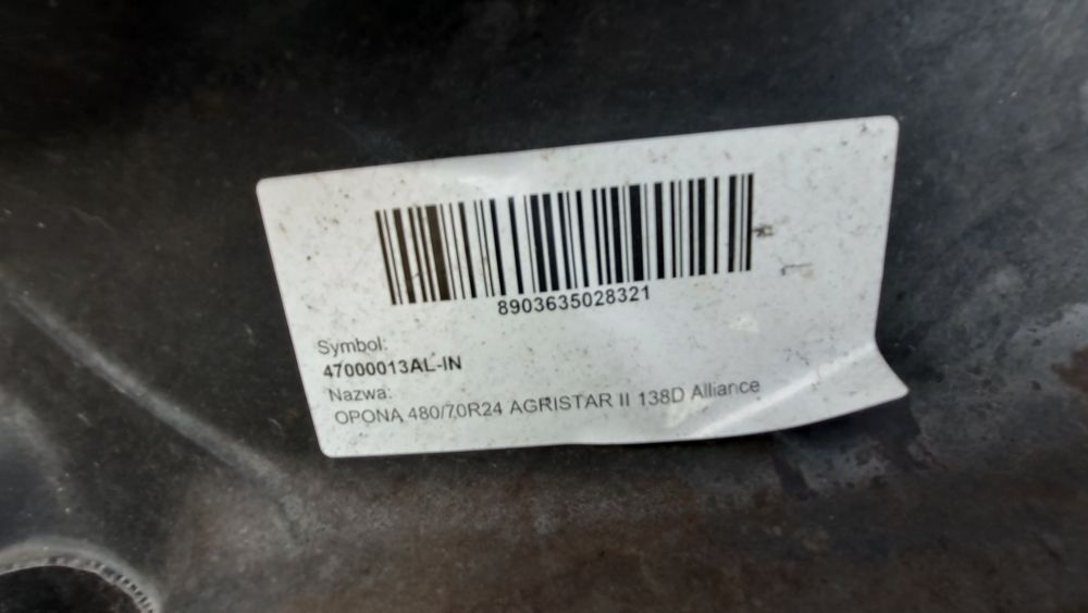 Para Nowe 480/70R24 Alliance
