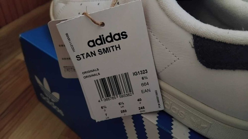 кросівки Adidas Originals Stan Smith Leather M20324 p40-25см оригінал