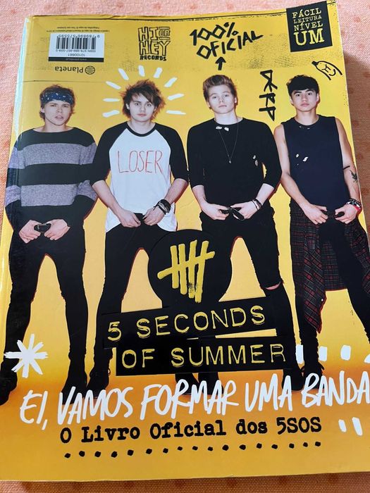 Livro 5 Seconds of Summer "Ei, vamos formar uma banda!"