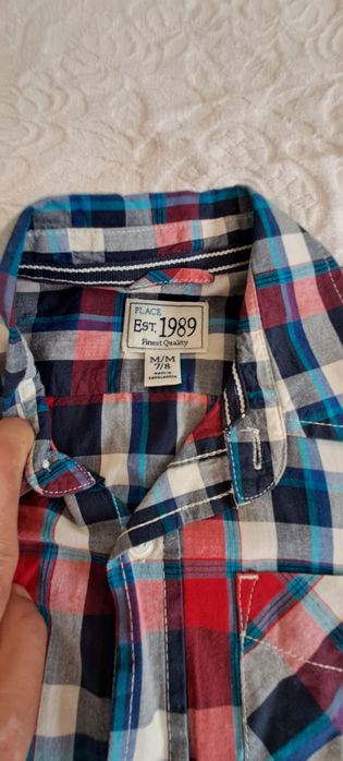 Camisa Xadrez tam 7/8 anos