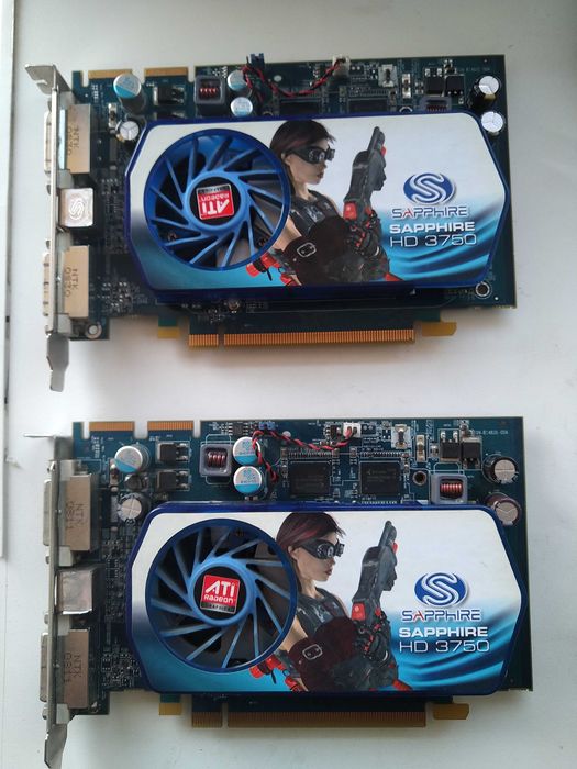 Відеокарта AMD Radeon HD 3750, 2 шт.