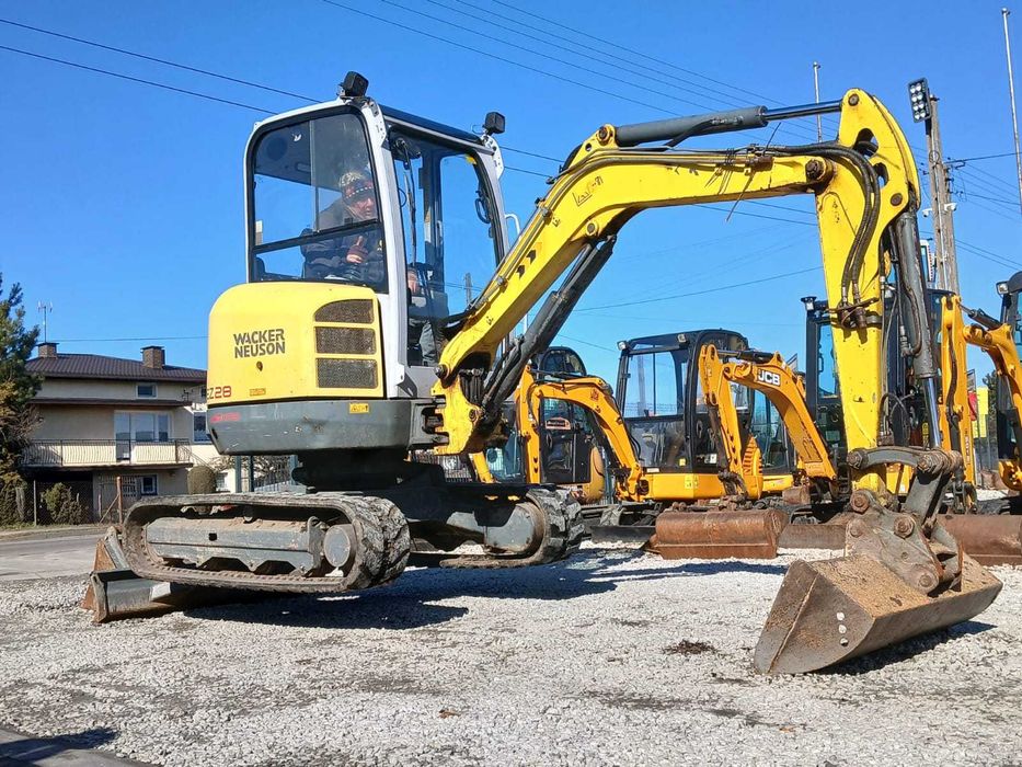 Minikoparka Wacker Neuson. EZ28 z VDS 2014 roku 1 WŁ waga 3000kg