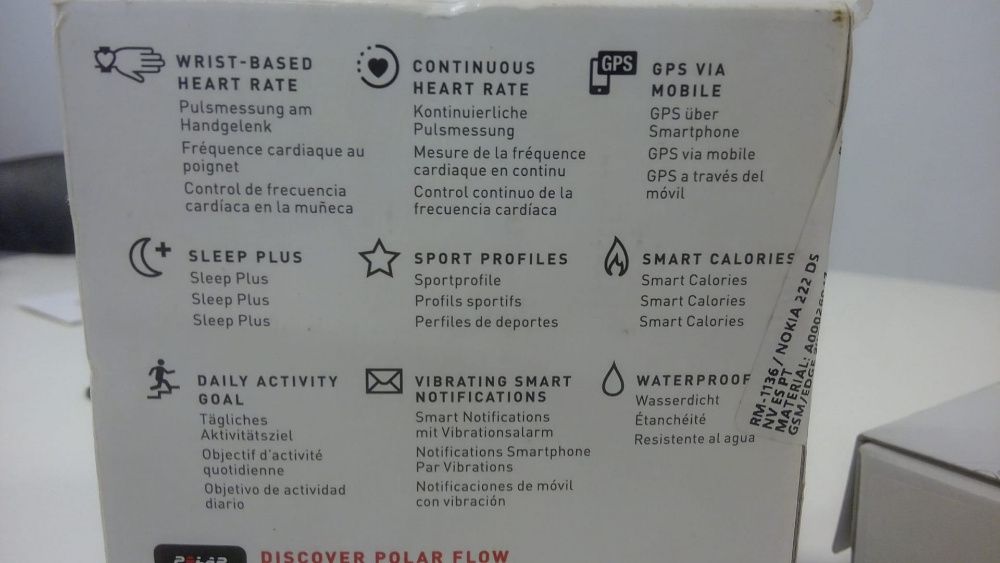 Relógio Fitness Polar A370