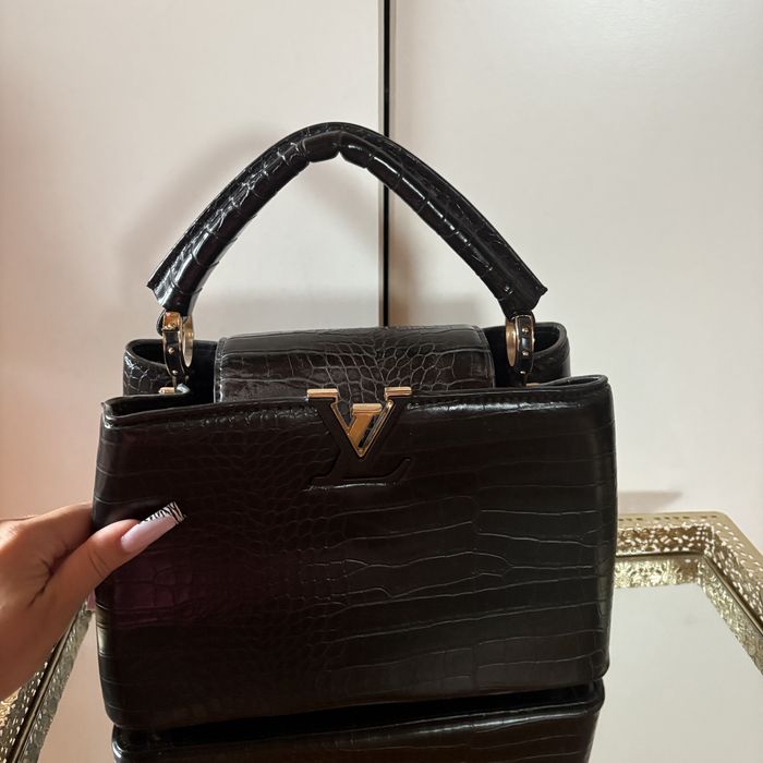 Louis vuitton torebka czarna kuferek lv