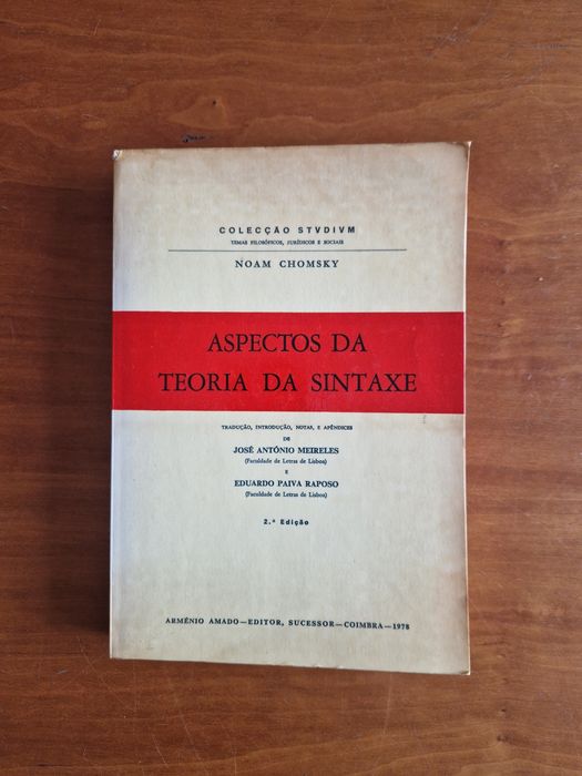 Livro didático "Aspectos da Teoria da Sintaxe ", Noam Chomsky