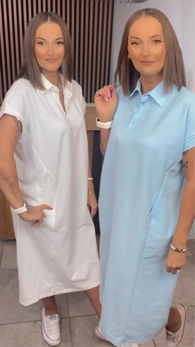 Sukienka polo Wiya . 7 kolorów !!