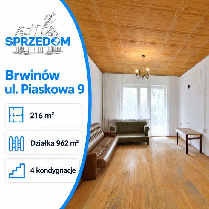 Dom na sprzedaż, 216 m², Brwinów