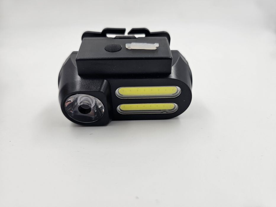 Latarka czołowa z akumulatorem, ładowana przez USB, 3 tryby świecenia